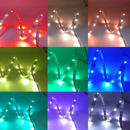 Smart Led Strip Light 5050 RGB USB 5V Bluetooth APP Remote Control Led Tape Diode Flexible Ribbon Lamp for TV Festival Backlight